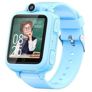 Kids Game Smart Watch For Kids Boys Girls With 14 Puzzle Games, Birthday Gift Toys For Boys Girls Age 4 5 6 7 8 9 10 11 12, Kids Watch With Touch Screen Camera Video Music Player Alarm Clock 12/24 Hr