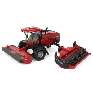 Ertl 1/64 Case Ih Wd2505 Windrower With Rd165 Rotary Head And Sickle Bar Head 44282