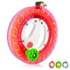 Simxkai Kite String Reel, Kite Reel,Kite String Spool,Kite Line Winder 8Inches Dia, Come With Lock & 1000 Feet Line(Red)