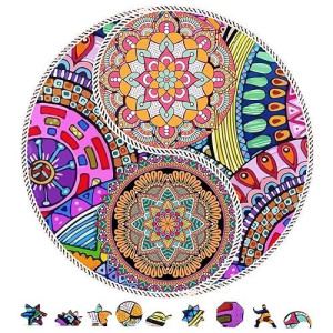 ZenChalet Yin Yang Wooden Jigsaw Puzzle - 200 Pieces, 11.