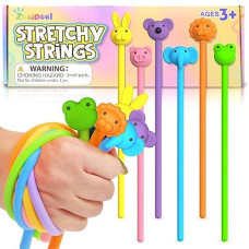 Sensory Fidget Toys - Easter Basket Stuffers For Kids, Quiet Stretch String, Calming Sensory Toys For Kids, Stress Relief Stretchy Noodles For Autism, Classroom Rewards For Kids Students