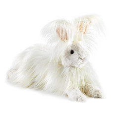 Folkmanis White Angora Rabbit Hand Puppet - One Size