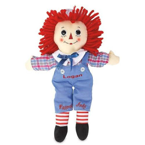 Lillian Vernon Personalized Classic Raggedy Andy Doll - 12-Inch Plush Baby Doll