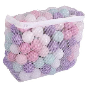 Balancefrom Ball Pit Balls, 200 Count Toy Plastic Play Balls For Kids, Pastel