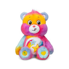 Care Bears Medium Plush Dare To Tie Dye Plushie For Ages 4+ - Stuffed Animal, Super Soft And Cuddly - Good For Girls And Boys, Employees, Collectors, Great Valentines Day Gift For Kids