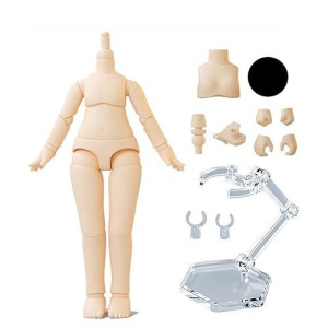 Xidondon 1/12 Scale Bjd Doll Body 9.6Cm/11Cm Ymy2 Body Action Figures Replacement Body Doll Accessories (Milky White,11Cm)