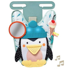 Musical Car Seat Toys For Babies 0-6 Months Baby’S Activity Center Carseat Toys Sensory Soft Car Seat Hanging Toy Baby Mirror For Baby Infant 0-6-12 Months, Sensory Gift