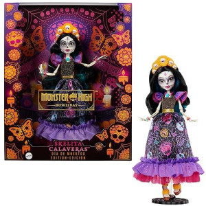 Monster High Skelita Calaveras Dia De Muertos Doll