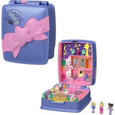 Polly Pocket Starlight Dinner Party Compact with 3 Dolls