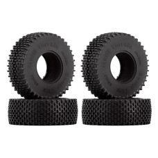 Injora 1.0 Tires - S5 All Terrain Comp Pin Crawler Tires For Trx4M Ax24 Scx24 Fcx24 Upgrade Parts,55 * 20Mm,T1013