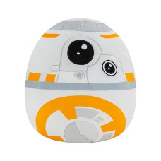 Squishmallows Sqk0016 10" Add Bb8 To Your Squad, Ultrasoft Stuffed Animal Toy, Official Kellytoy Plush, White