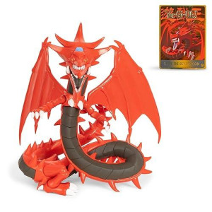 Yu-Gi-Oh! Highly Detailed 7 Inch Articulated Action Figure, Limited Edition, Includes Exclusive Trading Card, Slifer The Sky Dragon