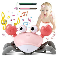 Control Future Pink Crawling Crab Montessori Baby Toy 0-3Y