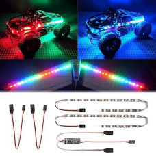 Rc Led Light Strips Kit For Rc Car Crawler Truck Airplane Boat Drone Fixed Wing Traxxas Trx4 Axial Scx10 Color Changeable