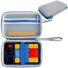 Hard Carrying Case For Giiker Super Slide Brain Games, Protective Storage Holder For Giiker Brain Teaser Puzzles Interactive Handheld Game Console Accessories (Blue Case Only)