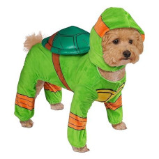 Rubie'S Teenage Mutant Ninja Turtles Teenage Mutant Ninja Turtles Pet Costume, As Shown, Small