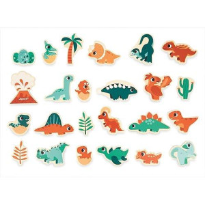 Janod Wooden Magnets - Imagination And Creativity Sets (Dinosaurs)