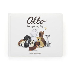 Jellycat Otto The Loyal Long Dog: A Baby Board Book Children'S Book | Baby Gift