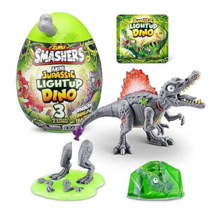 ZURU SMASHERS Mini Spinosaurus Light Up Dino Egg Toy