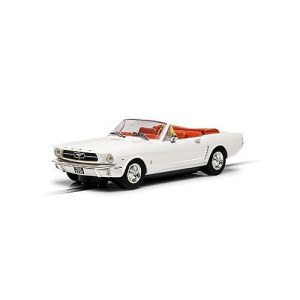 Scalextric James Bond Goldfinger White Ford Mustang 1:32 Slot Race Car C4404