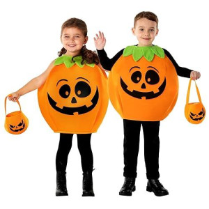 Morph Toddler Pumpkin Costume - Pumpkin Costume Toddler - Kids Pumpkin Halloween Costume - Halloween Pumpkin Costume Kids, 4-6 Years