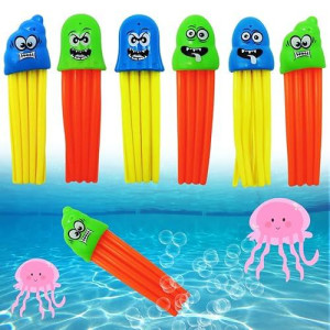 Pool Toy Set For Kids - Colorful And Safe Diving Toys (Set Of 6 Pieces)