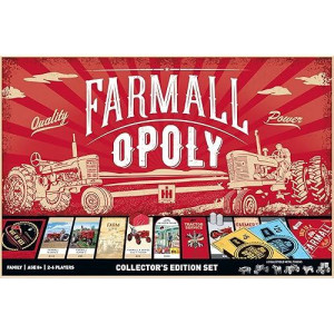 Masterpieces Opoly Board Games - Farmall Opoly - Officially Licensed Board Games For Adults, Kids, & Family