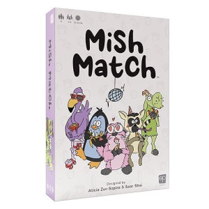 Usaopoly Mish Match | Fast Paced Party Game For 2-8 Players | Ages 8+ | Card Game For Family Night Fun