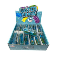 Warm Fuzzy Toys - Full Case (24) Water Wigglers Sensory Toys - Sensory Tubes - Squishy Sensory Water Wiggler Toy - Fidget Toys For Birthday, Party Favor, Prize Box, Pta Carnival Or School Fundraisers