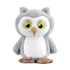 Yh Yuhung Walking And Talking Owl Plush Toy, Owl Repeats What You Say, Walking Pets Owl With Lights Up Eyes, Clear Voice Interactive Owl Stuffed Animal Toys For 3 Year Old Girls And Boys And Up(Gray)