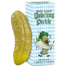 Dr Dingus Yodeling Pickle - Sings Dill-Lightful Yodel Song - Make Anyone Laugh - Best Singing Gag Gift For Friends Family Coworkers