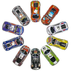 Bokoeiei 10 Pcs Mini Pull Back Cars 3.1 Inch Race Cars Vehicles Toy Set For Boys Girls Toddlers 3,4,5 Years Old