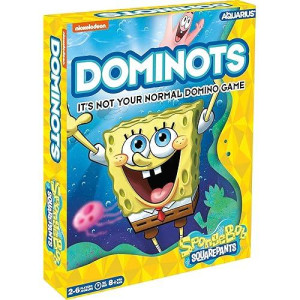 Aquarius Spongebob Squarepants Dominots Tile Game - Fun Family Stategy Game For Kids, Teens & Adults - Entertaining Game Night Gift - Officially Licensed Spongebob Merchandise & Collectibles