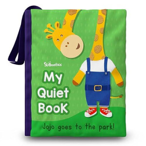 Skillmatics Quiet Book - Sensory Activity Book, Toddler Learning Toys, Gifts For Ages 18 Months To 4 Years, Montessori & Travel Toys, Fine Motor Skills