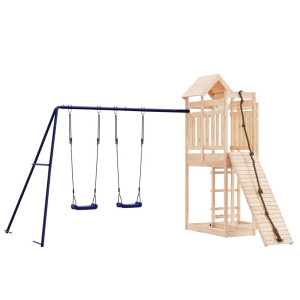 Vidaxl Outdoor Playset Solid Wood Pine