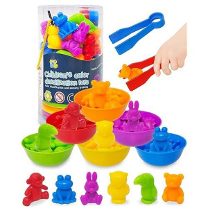 Yetonamr Counting Dinosaurs Montessori Toys For 3 4 5 Years Old Boys Girls, Toddler Preschool Learning Activities Toys For Kids Ages 2-4, 3-5, 4-8, Birthday Gifts Sensory Toys