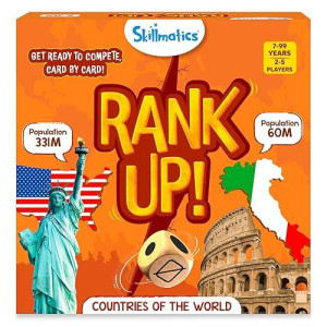 Skillmatics Trump Card Game - Rank Up Animals, Memory Game, Perfect For Boys, Girls, Kids, And Families Who Love Board Games, Travel Friendly, Gifts For Ages 7, 8, 9 And Up