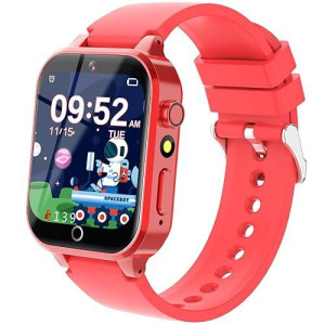 Kids Smart Watch Gift For Girls Age 4-12, 26 Games Hd Touch Screen Kids Watches With Video Camera Music Player Pedometer 12/24 Hr Educational Toys Birthday Gifts For Girls Ages 6 7 8 9 10