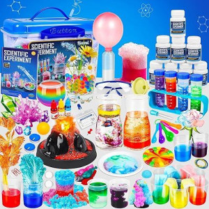 Science Kit For Kids,120 Science Lab Experiments,Scientist Costume Role Play Stem Educational Learning Scientific Tools,Birthday Gifts And Toys For 6 7 8 9 10-12 Years Old Boys Girls Kids