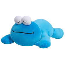 Just Play Sesame Street Sleepy Plush Friends 22-Inch Cookie Monster, Blue, Soft Cuddly Fabric, Kids Toys For Ages 0