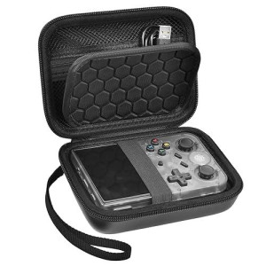 Paiyule Travel Case Compatible With Rg353V/ Rg35Xx/ Rg353Vs/ R36S Retro Handheld Game Console, Handheld Emulator Storage Holder Organizer, Android Game Console Carrying Bag (Box Only)