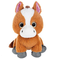 Webkinz Rocky Mountain Horse, Premium Stuffed Horse, Plush Toy, Brown And White 10 Inch Animal