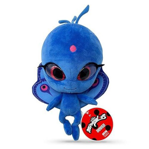 Miraculous Ladybug Duusu Plush Toy - 9" Soft Dark Blue Stuff