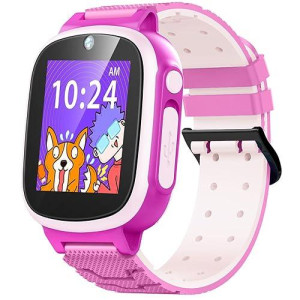 Kids Smart Watch Girls, Toys For 3-10 Year Old Girls Boys, 1.44" Touchscreen Kids Watch With 20 Puzzle Games Camera Alarm Video Music Player, Toddler Watch Kids Toys Christmas Birthday Gifts For Girls