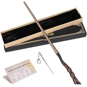 Witch Wizard Magic Wand Witchcraft Collection For Kids Sorcerer Props Cosplay Accessories With Gift Box (Broom)