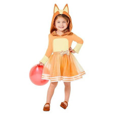 Spirit Halloween Bluey Toddler Bingo Dress Costume | 5T - 6T | Officially Licensed | Easy Costumes