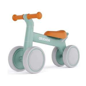 Allobebe Baby Balance Bike For 1 Year Old, Toddler Bike For 12-36 Months, 4 Silence Wheels & Soft Seat, Toddler Bicycle Toy, 1 Year Old Girl Birthday Gift