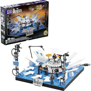 Mega The Beatles Building Set with 681 Pieces & LED Stage