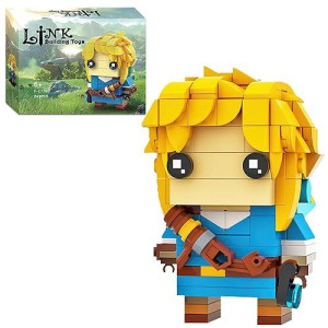 Breath Of The Wild Link Building Sets For Adults Kids, Link Minifigure Building Kit,Game Player Collection Creative Building Blocks Model Toys,Compatible With Lego(248Pcs)