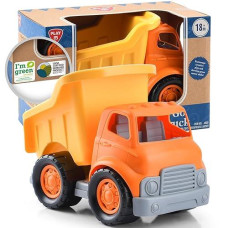 Play Eco-Friendly Toys Dump Truck Beach Toy, [Usda Certified] No Bpa/Phthalate/Pvc, Recycled Bioplastic Construction Truck Toys For Toddlers 1 2 3 4, Sand Toys Vehicle For Kids